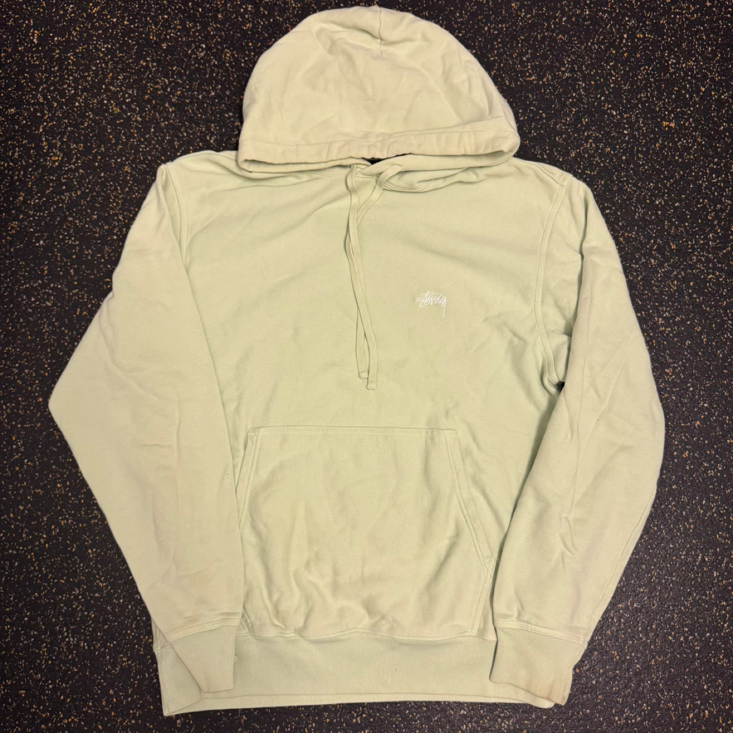 Stussy Hoodie in Sage Green