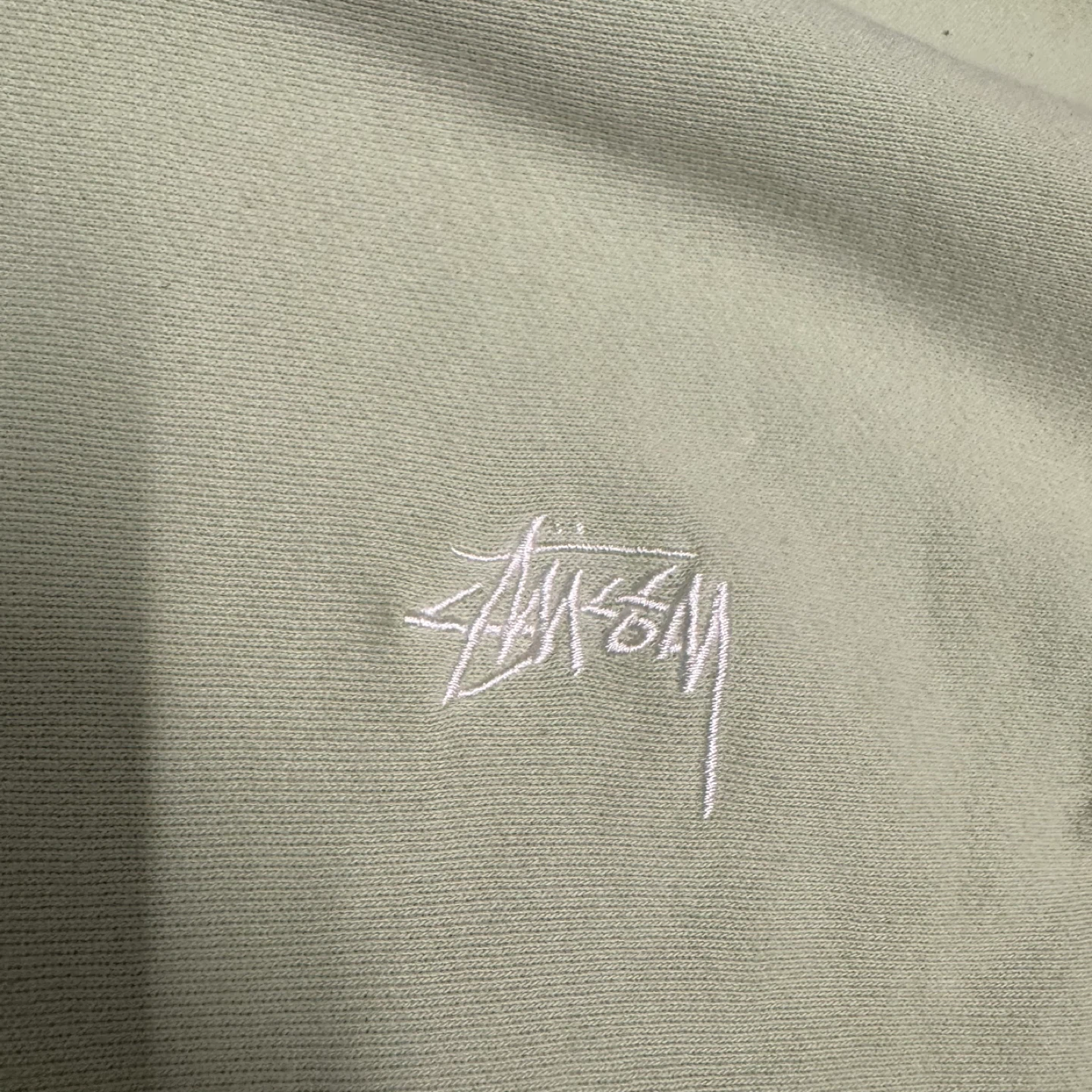 Stussy Hoodie in Sage Green - photo 3
