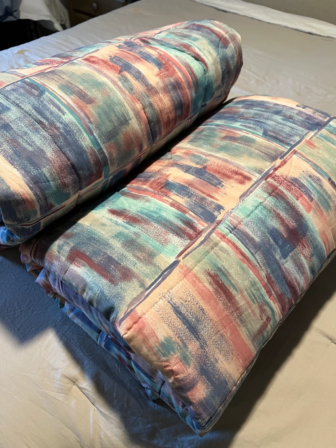 Abstract Print Twin Comforters – Set of 2 - photo 5