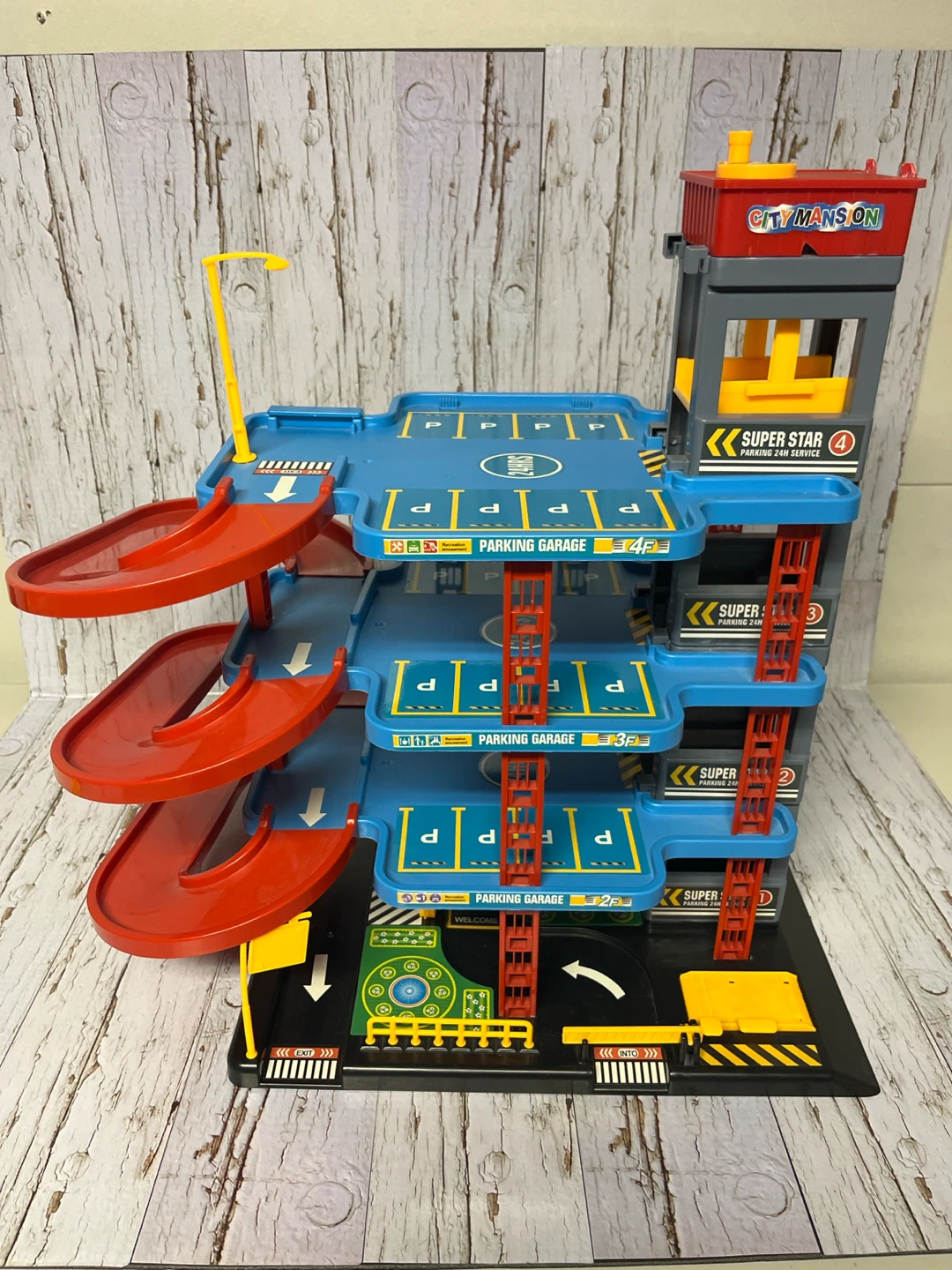 City Mansion 4-Level Parking Garage Toy