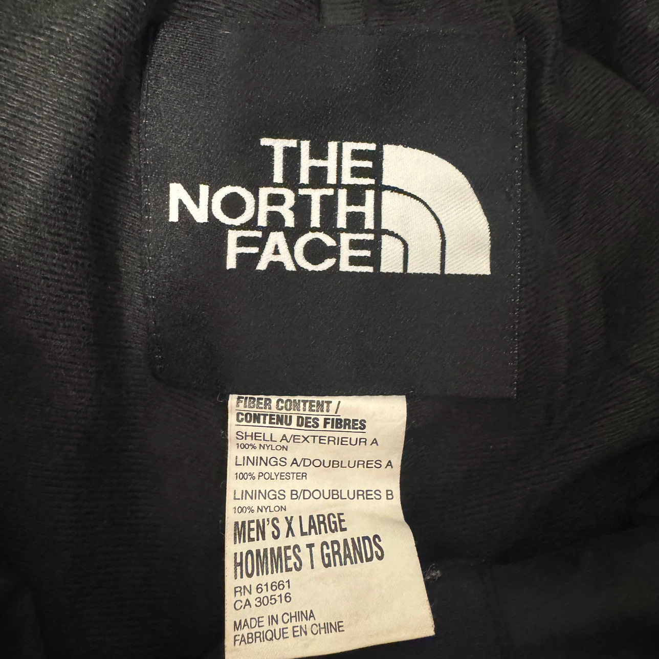The North Face Men's XL Black Snow Pants - photo 2