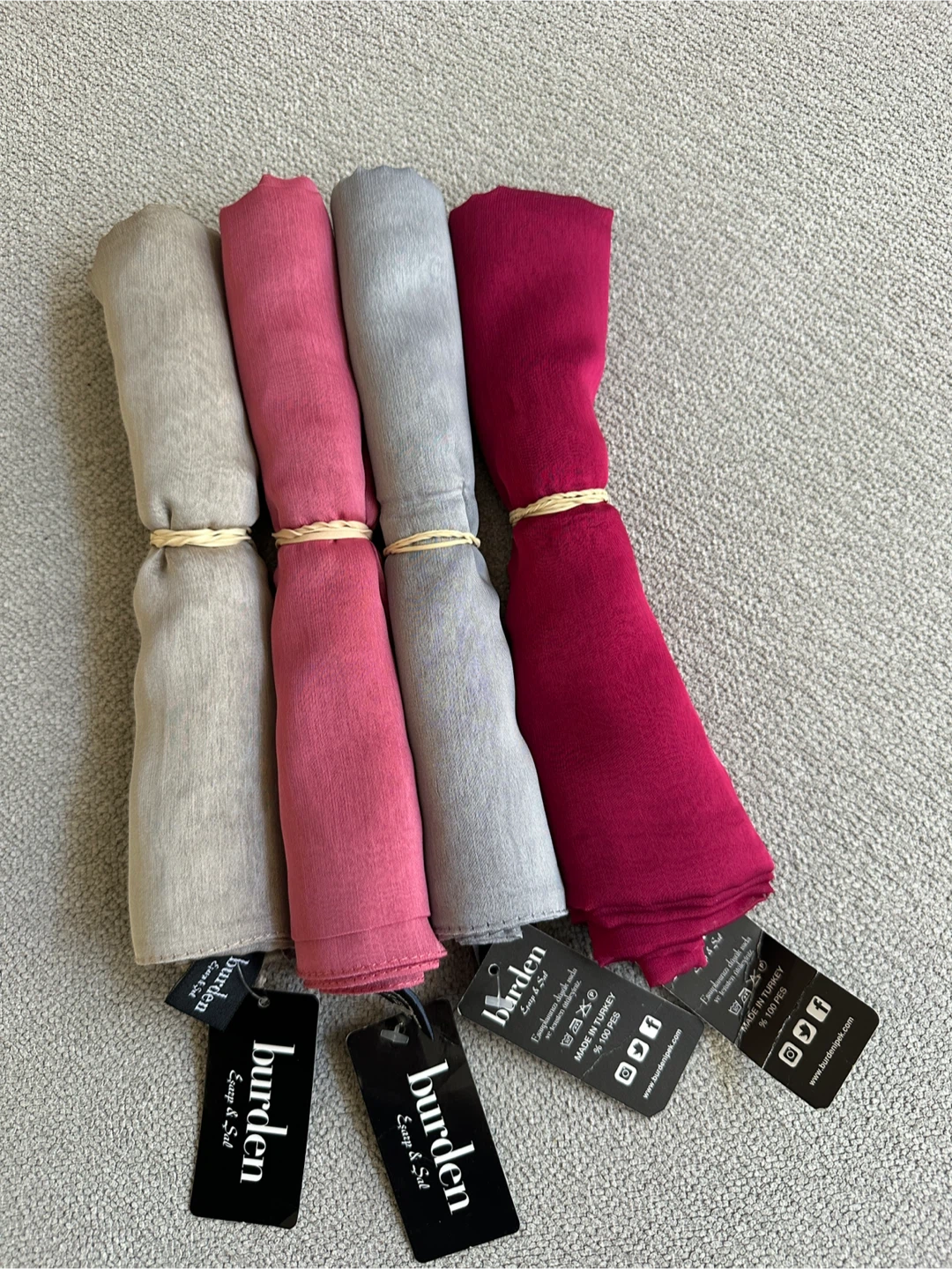 Lightweight Organza Style  Scarves - $5 each