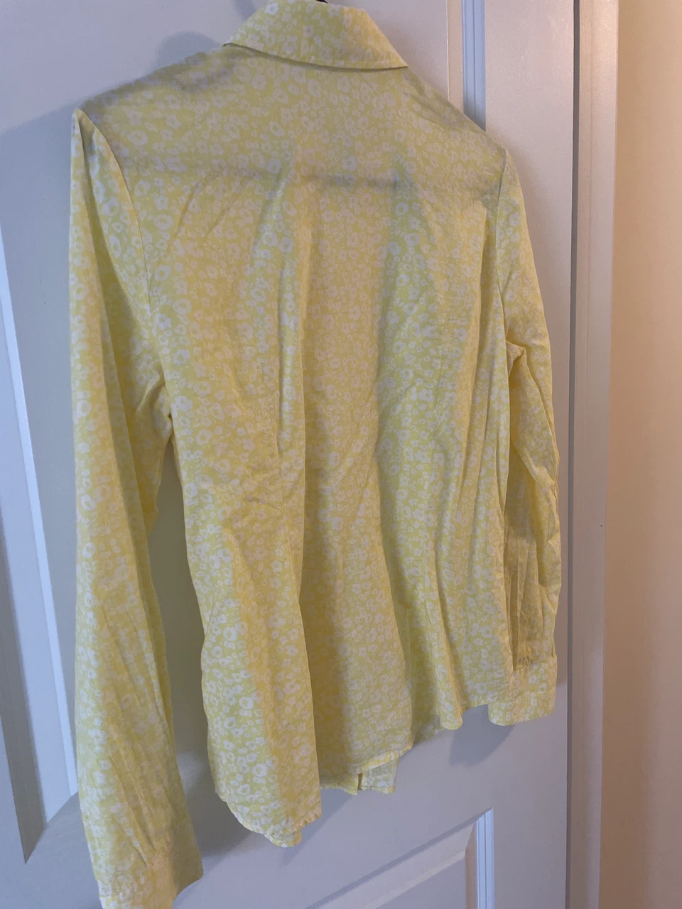 Jacob yellow floral button-down blouse - photo 3