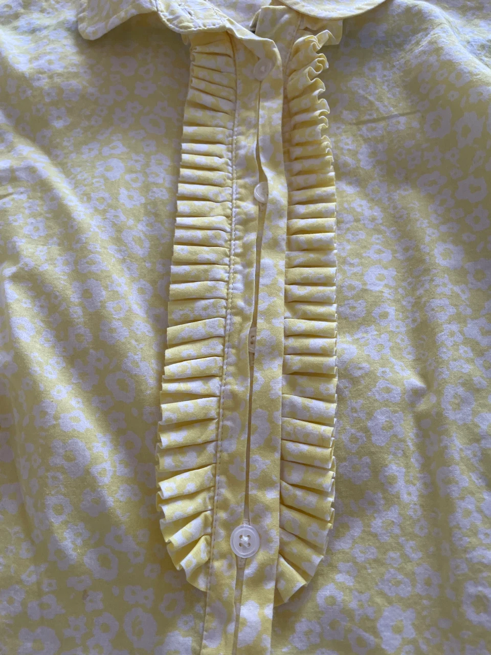 Jacob yellow floral button-down blouse - photo 4