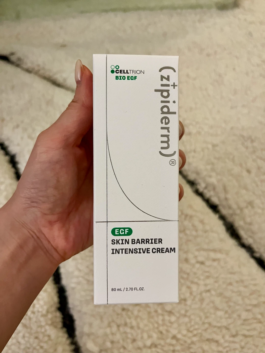 Zipiderm EGF Skin Barrier Hydrating Cream 80ml