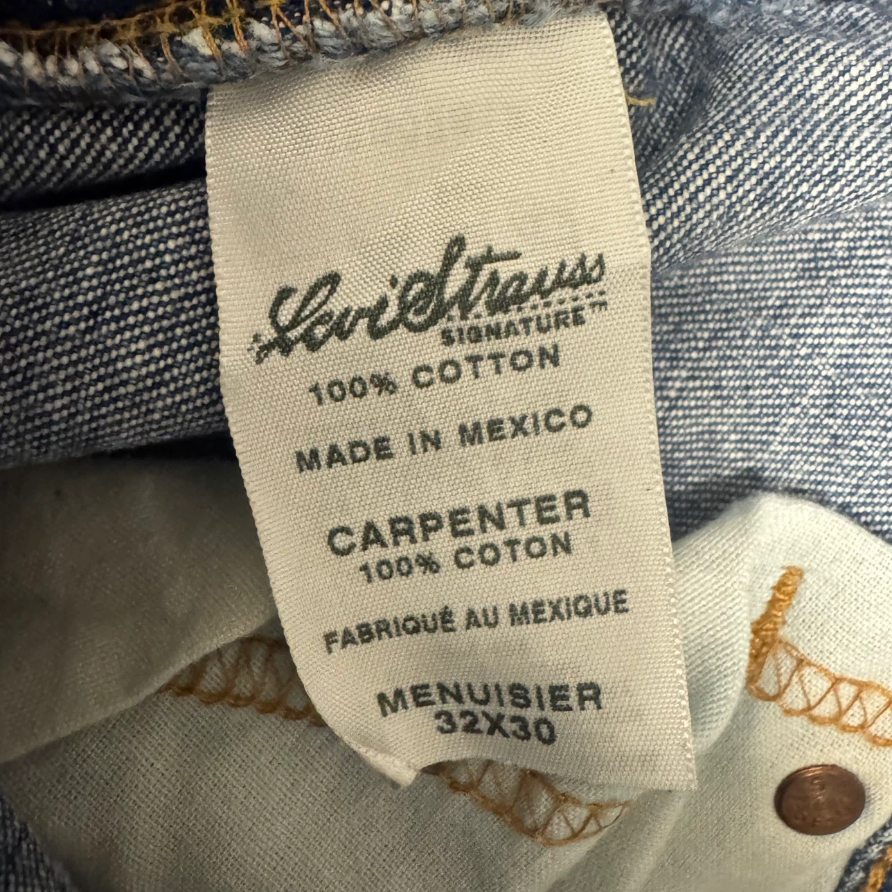 Levi Strauss Signature Carpenter Jeans 32x30 - photo 5
