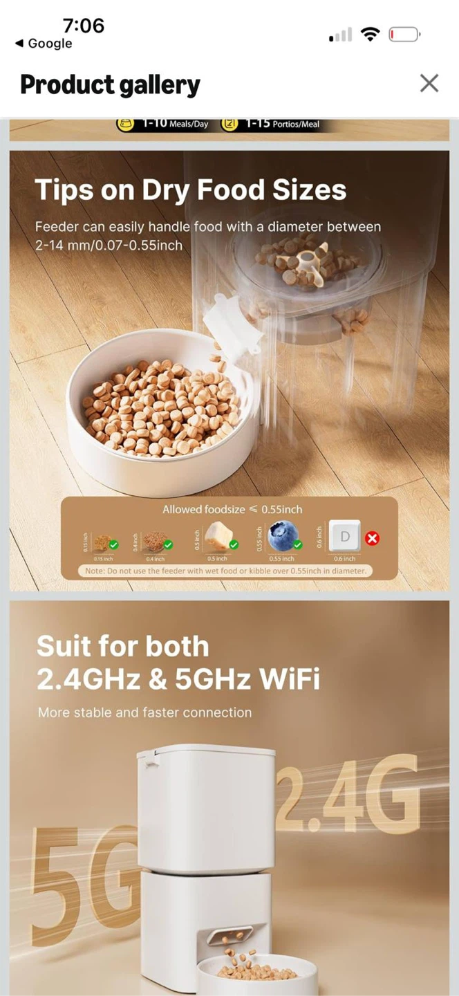 Automatic 5L Pet Food Dispenser - photo 3