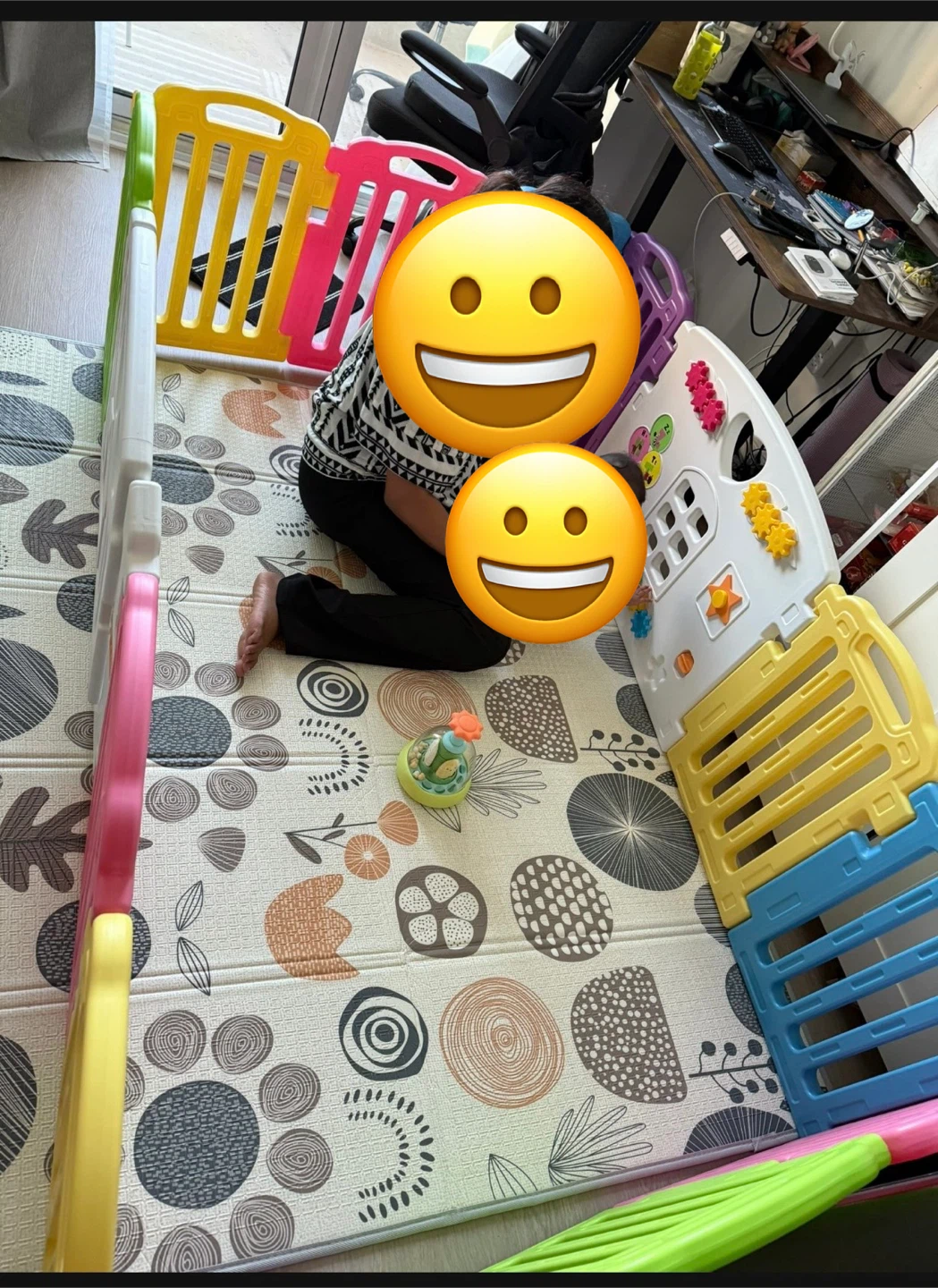 14 panel play pen