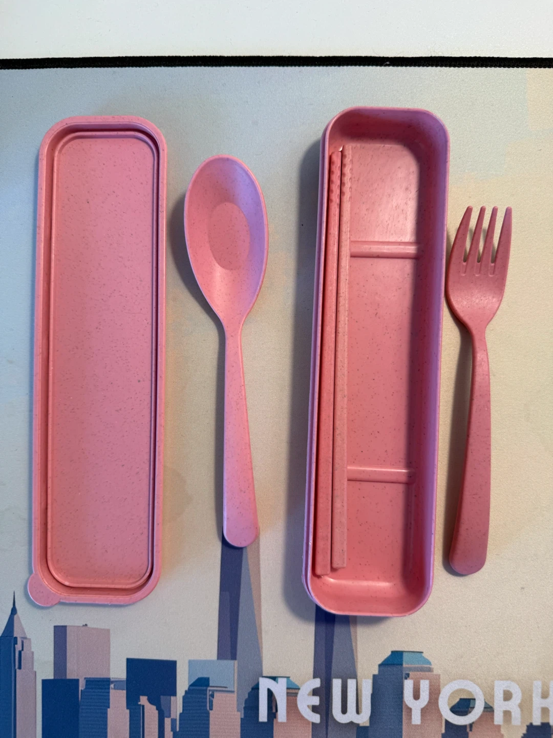 Pink Portable Cutlery Set - photo 2