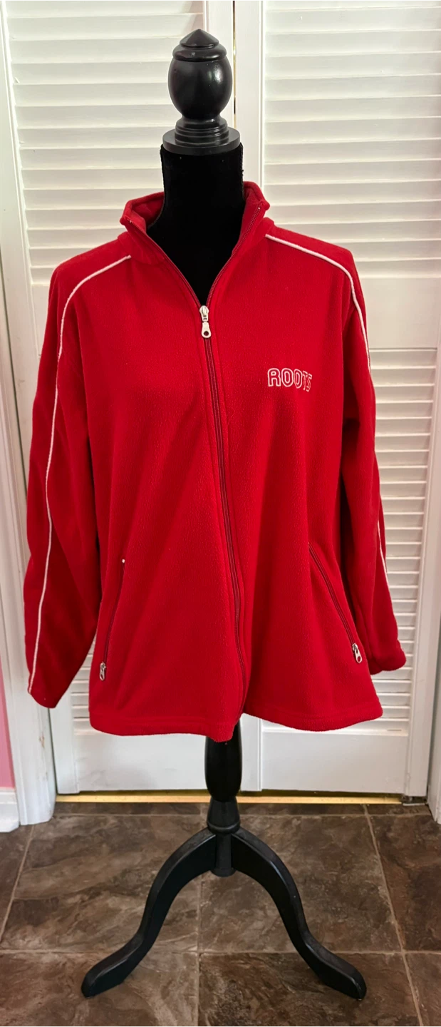 ✨✨Roots Athletics Red Fleece Jacket