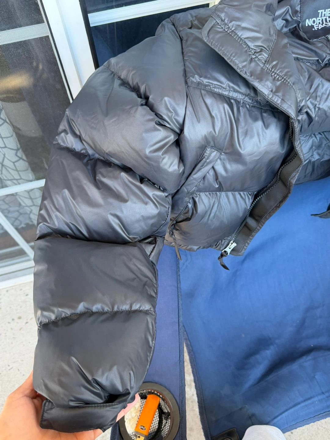 SIZE XS - The North Face 700 Down Jacket Black - photo 3