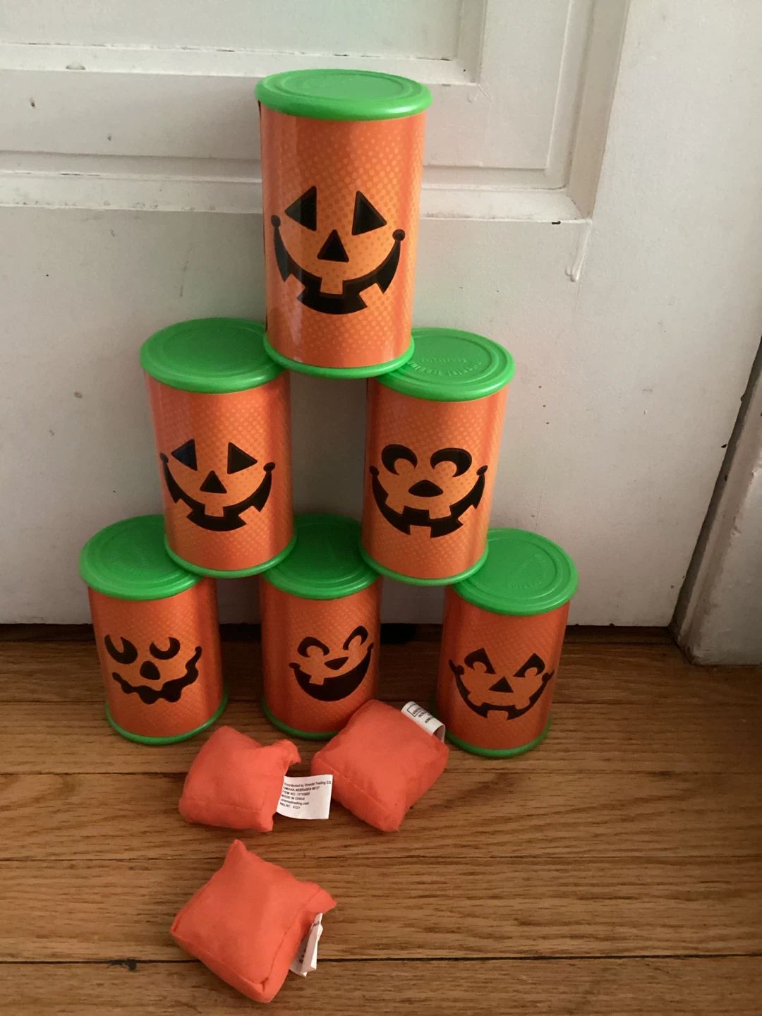 🏈Oriental Trading Halloween Can Toss Game