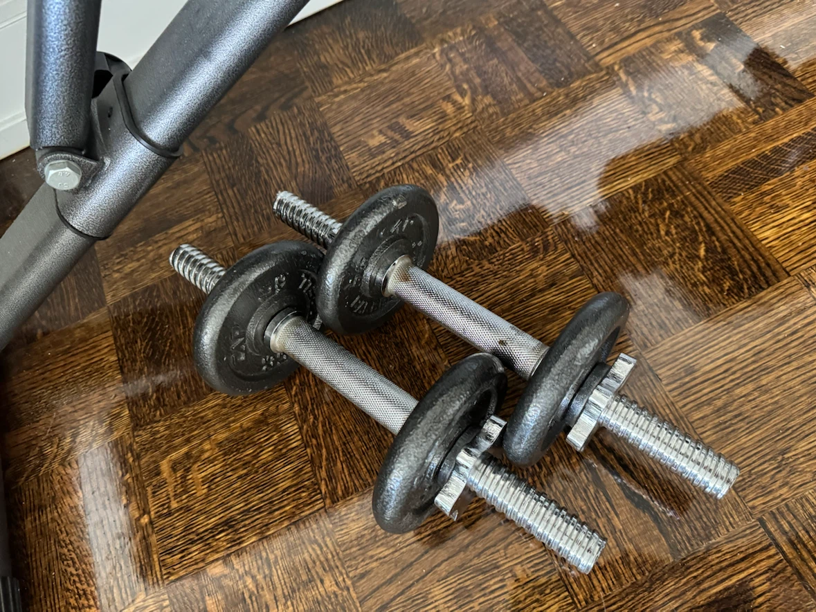 Workout Bench with Dumbbell Set - photo 3