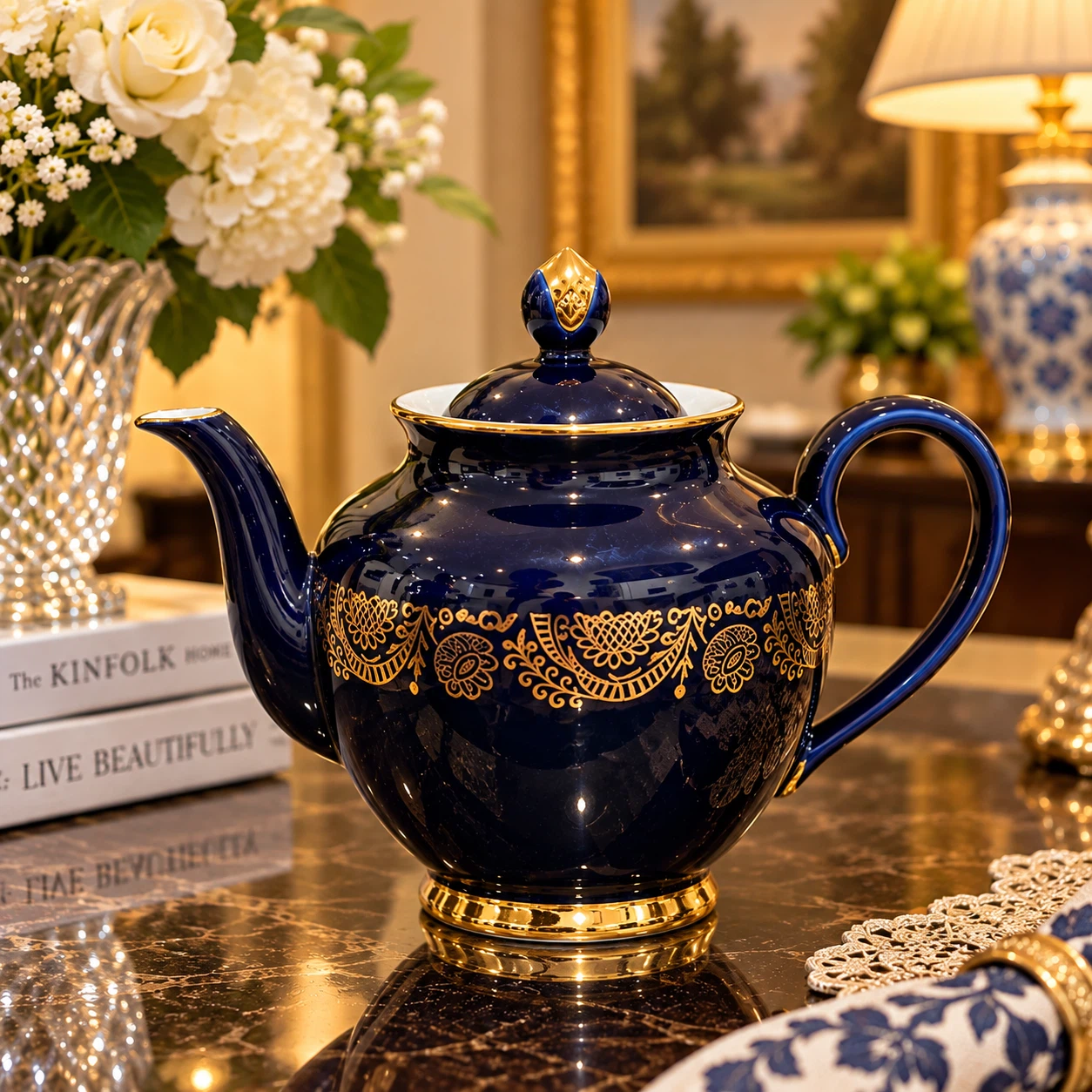 Lomonosov Porcelain Tea Set - photo 2
