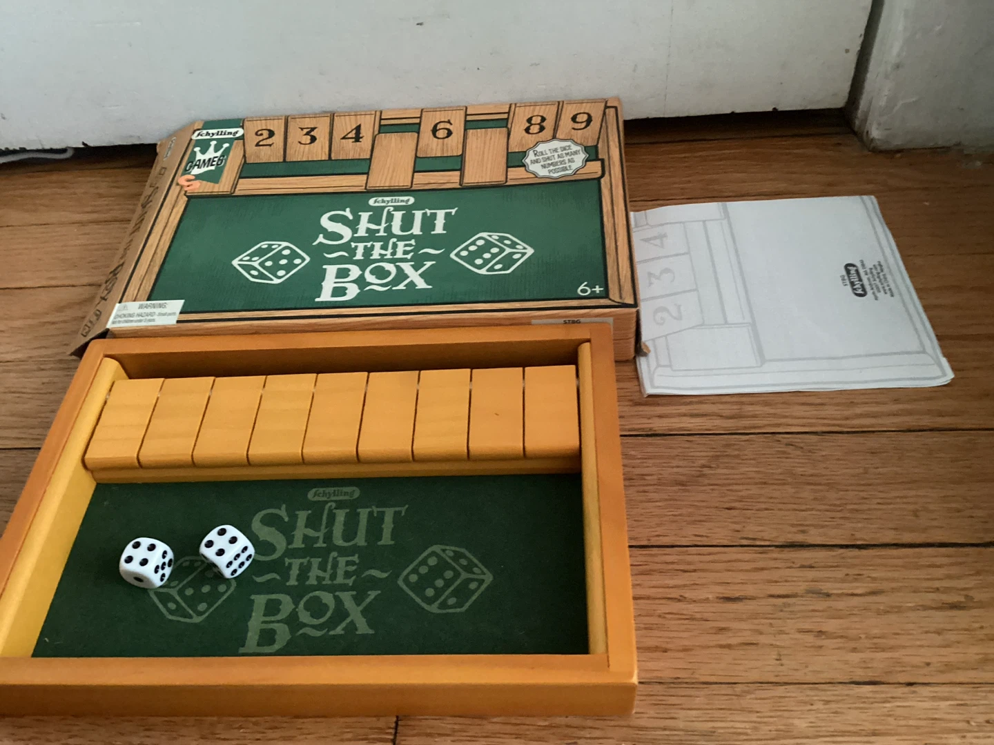 🏈 Schylling Shut the Box Game