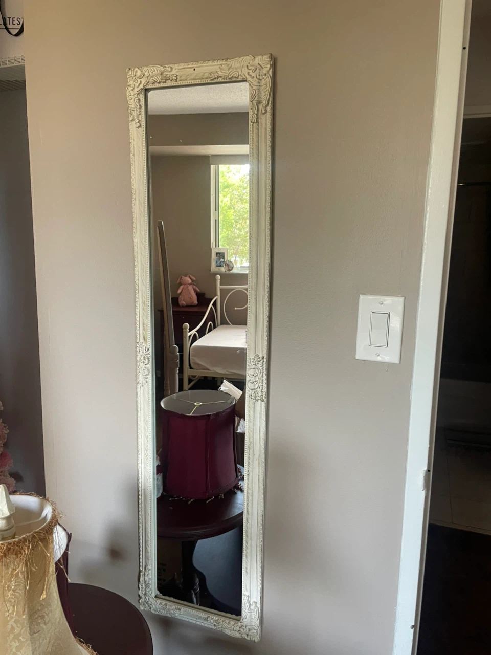 Ornate Full-Length Wall Mirror