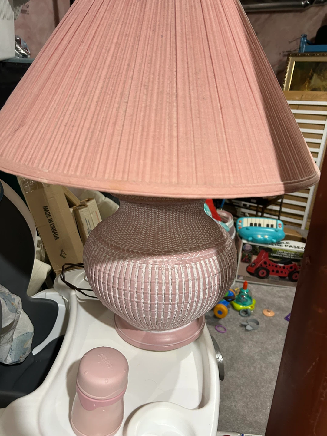 Pink table lamp - photo 2