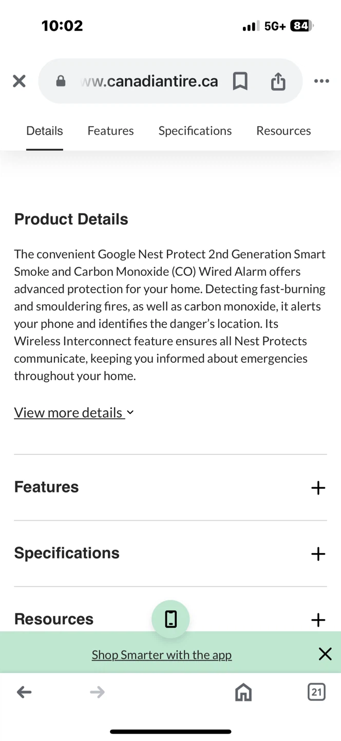 Google Nest Protect 2nd Gen Wired Smoke and CO Alarm 🏈 - photo 4