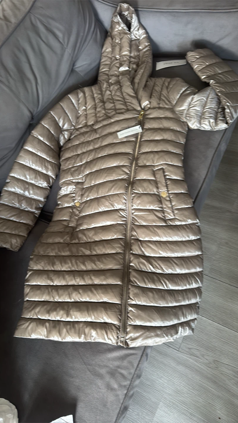 Via Spiga Metallic Puffer Jacket - photo 2