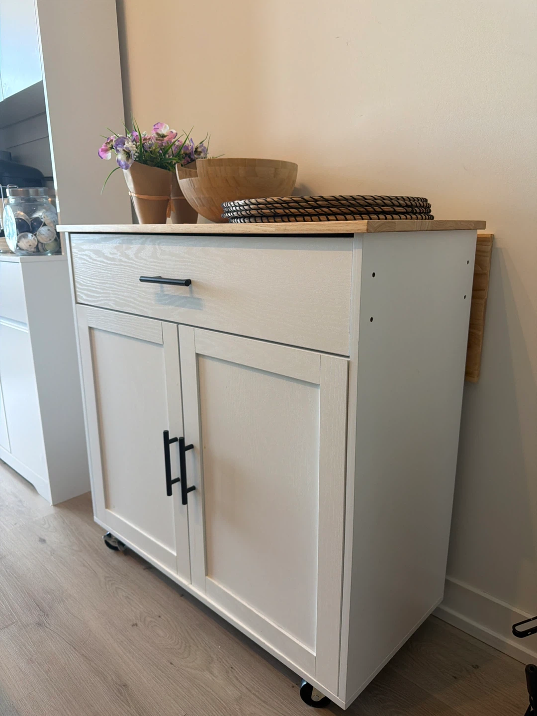 Kitchen Island with Drop Leaf - photo 4