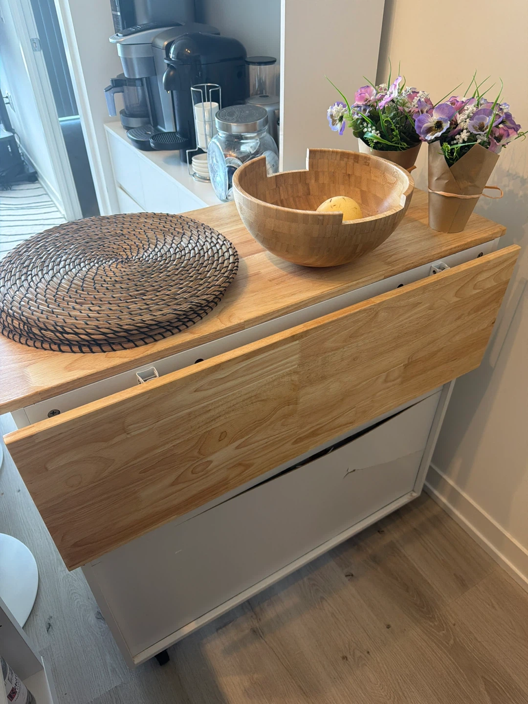 Kitchen Island with Drop Leaf - photo 5