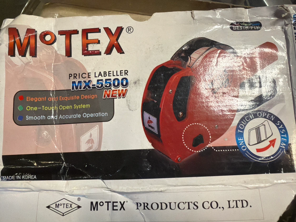 MOTEX MX-5500 Price Labeller