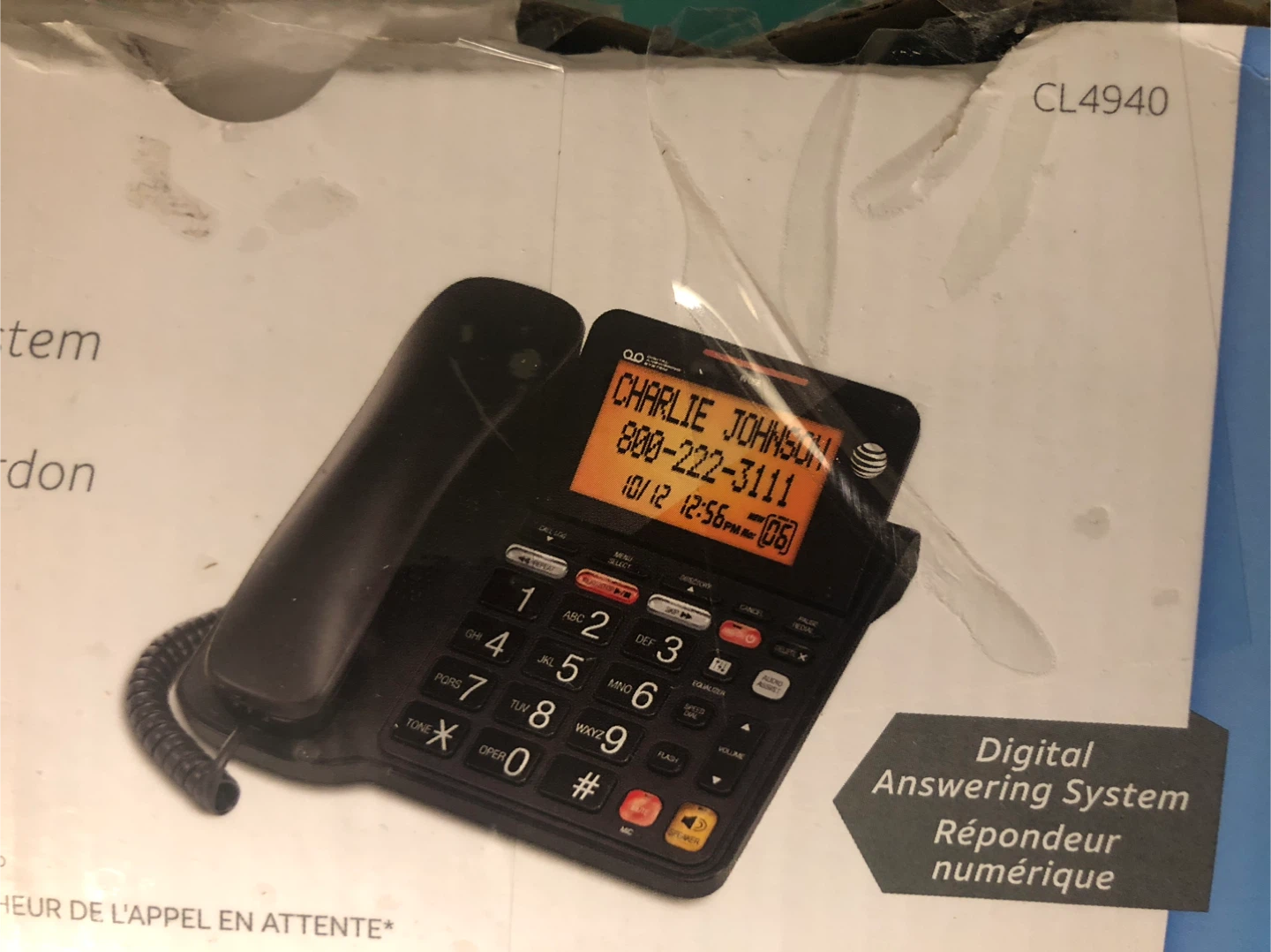 AT&T CL4940 Digital Answering System Phone - photo 5