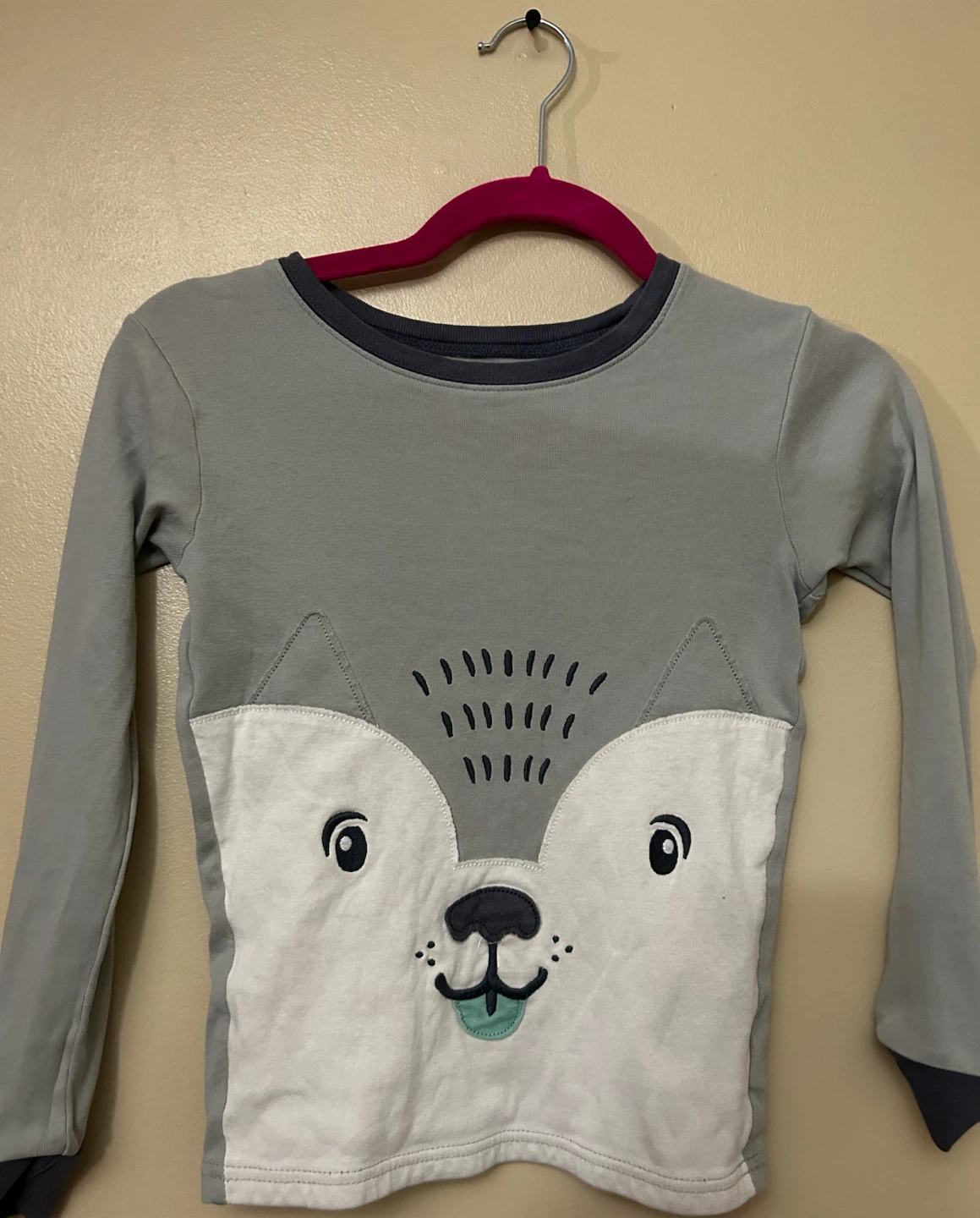 Carter's Wolf Pajama Set Kids size 10 - photo 3