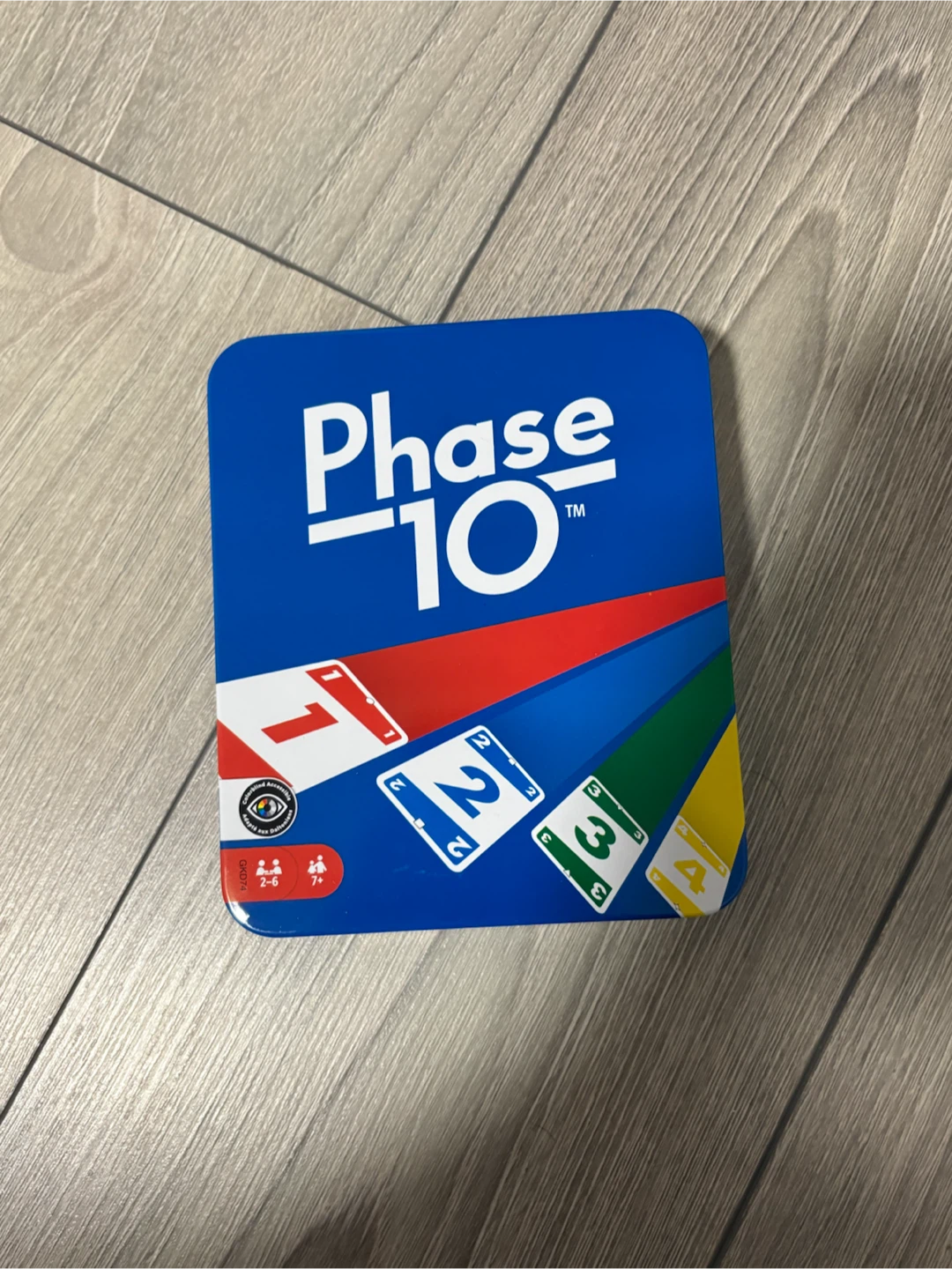 Phase 10 Card Game in Tin 🏈