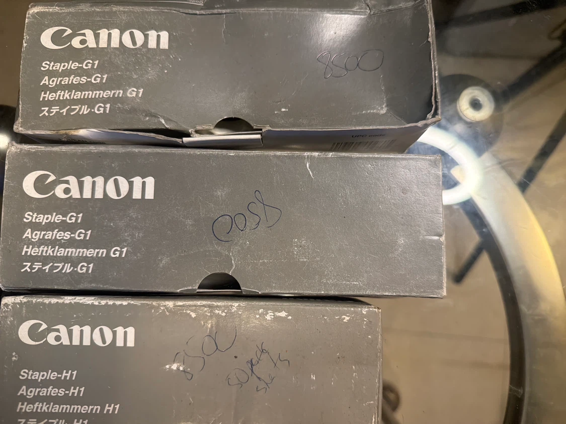 Assorted Canon Staple Cartridges