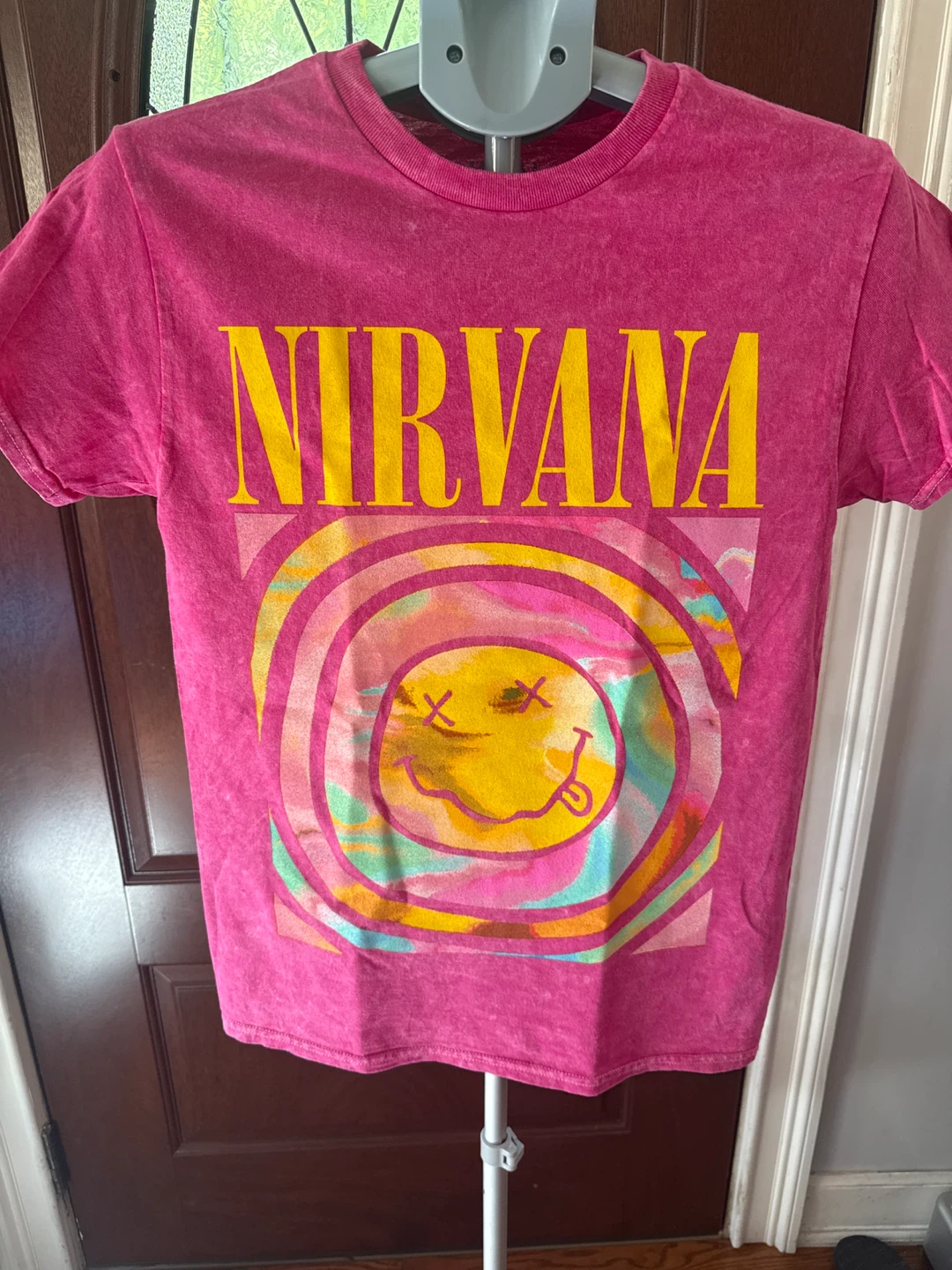 Nirvana Pink Graphic T-Shirt