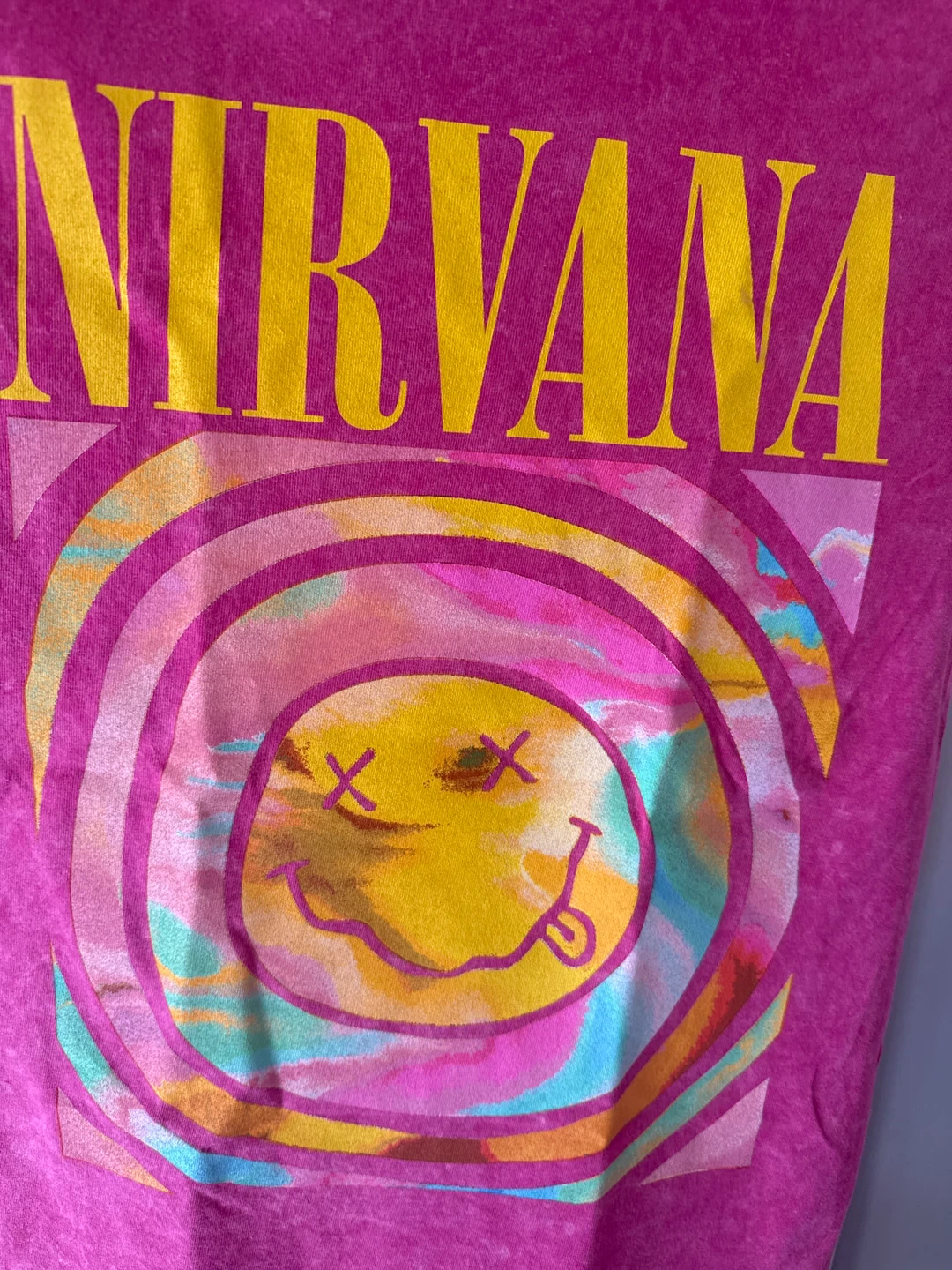 Nirvana Pink Graphic T-Shirt - photo 2