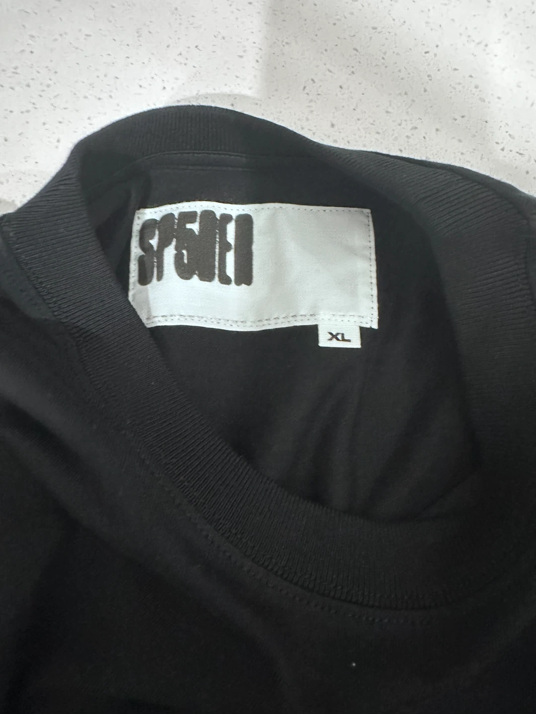SP5DER Black Heavy Web T-Shirt - photo 4