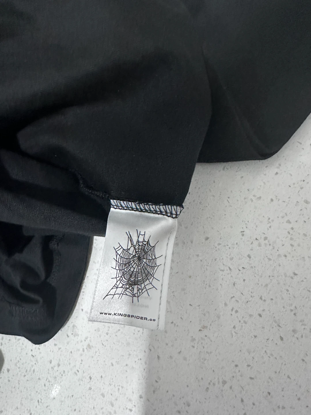 SP5DER Black Heavy Web T-Shirt - photo 5