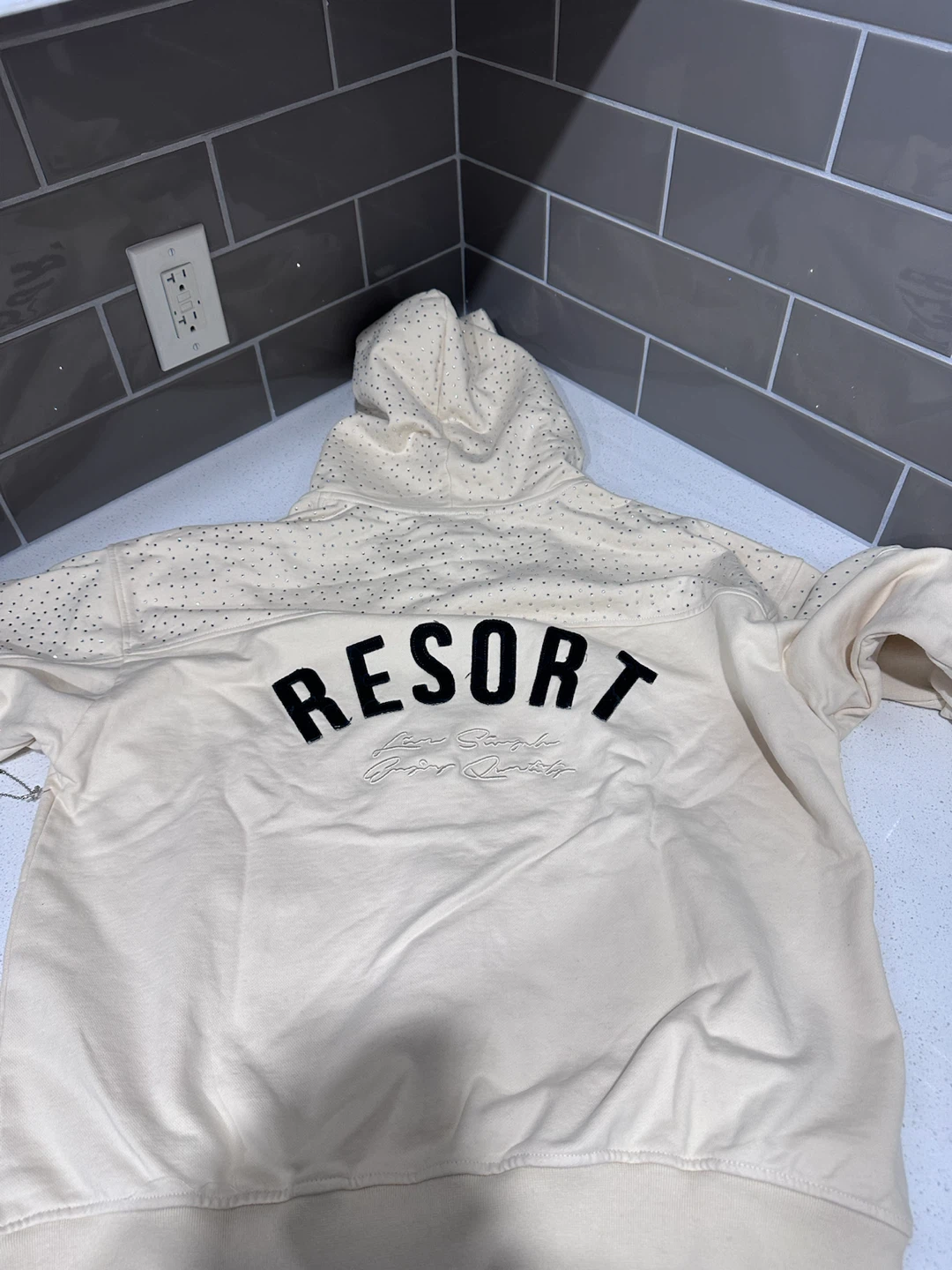 Wave District Studio Resort Rhinestone Zip-up Hoodie - photo 2
