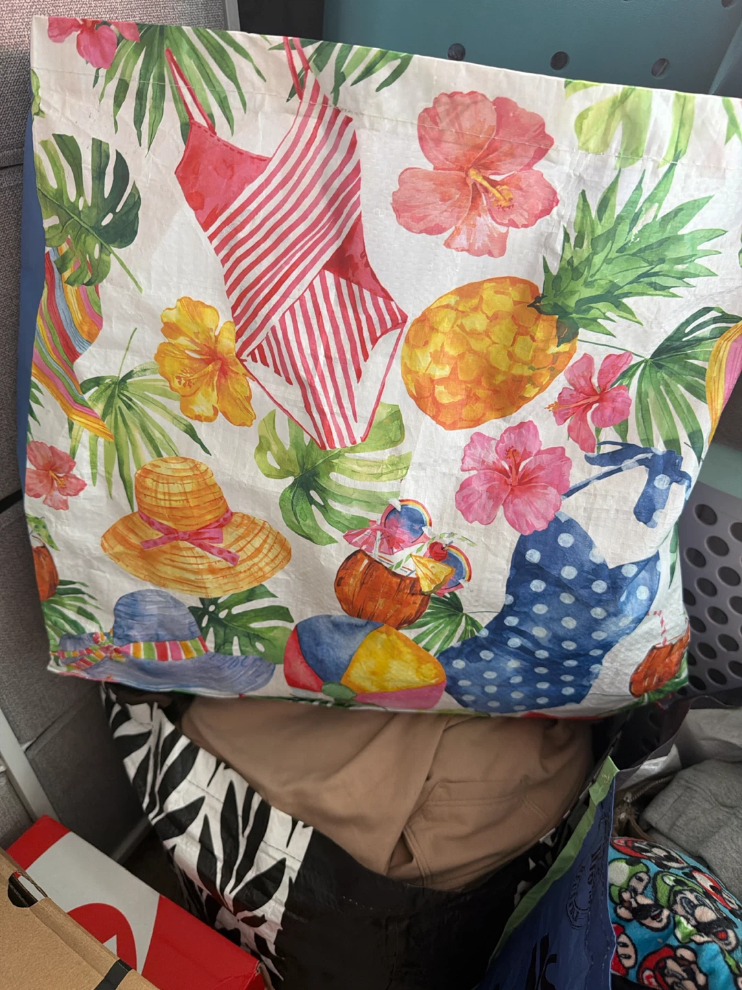 Bag of baby clothes