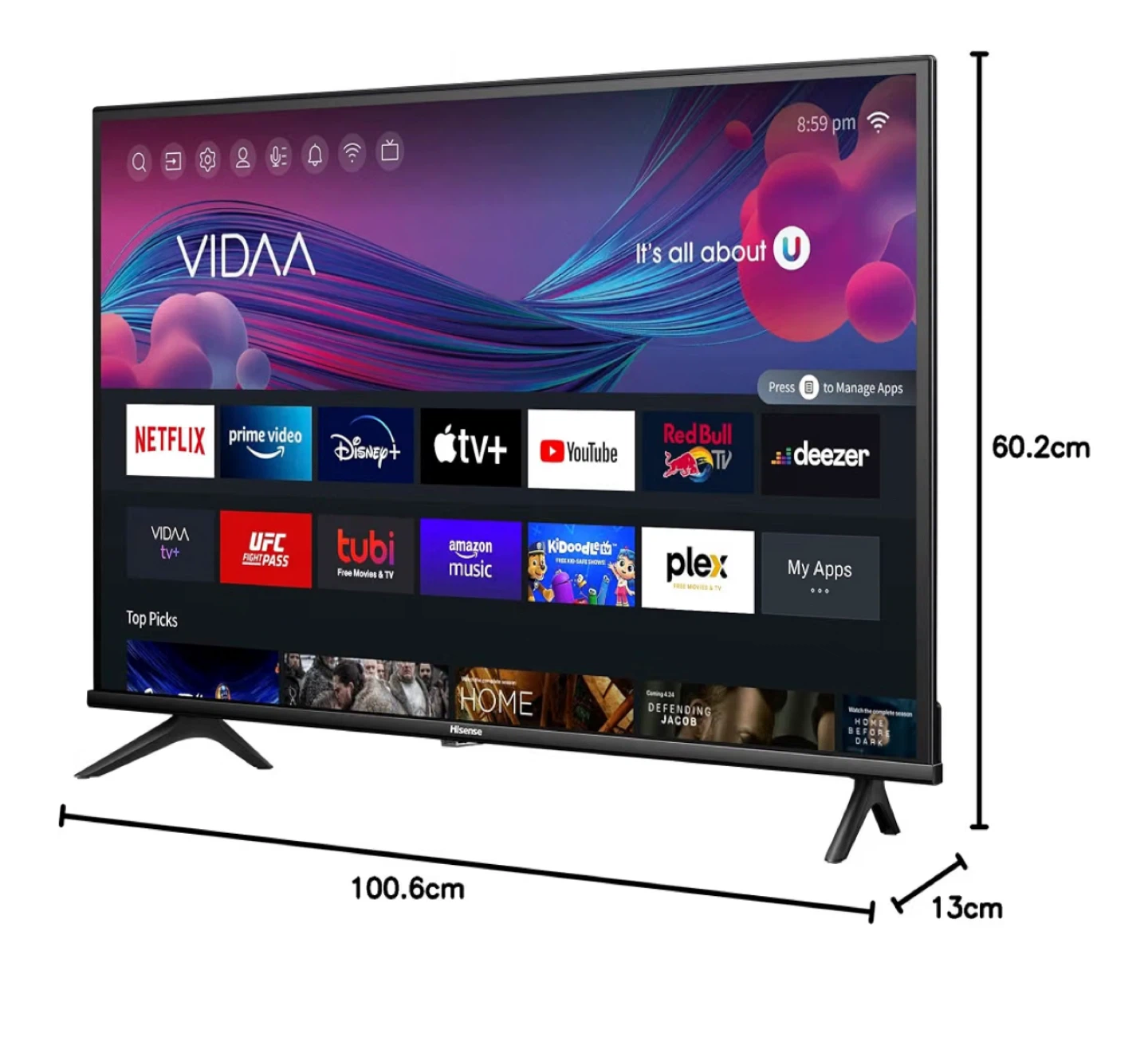 Hisense 40” Smart TV – 1080p Full HD – Excellent Condition - photo 4
