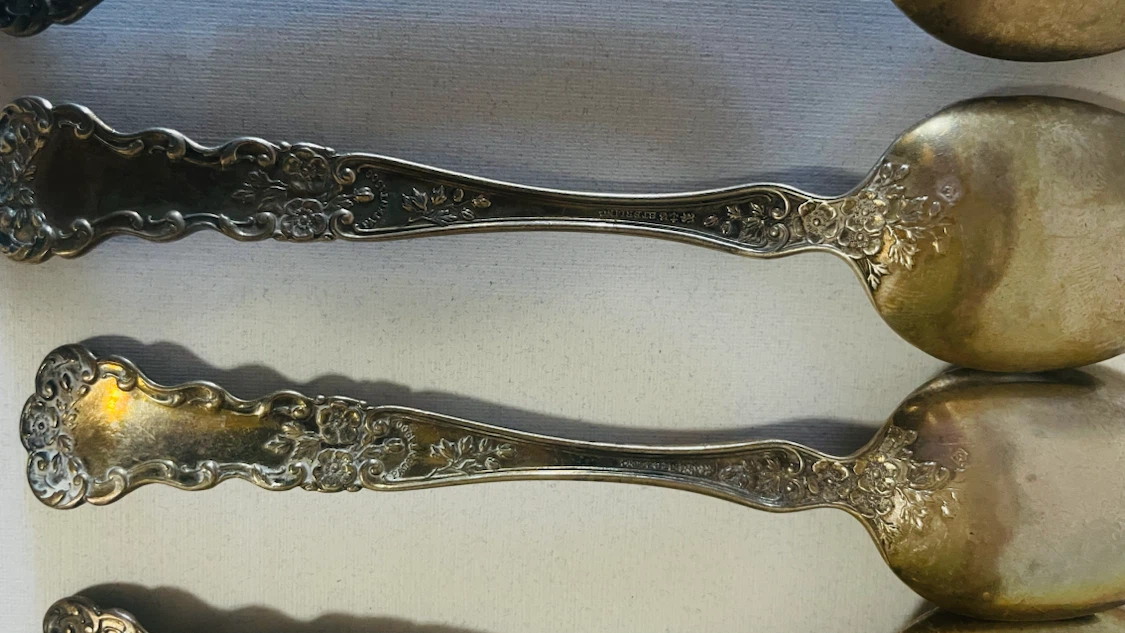Vintage Wallace Sterling Silver Spoons (5-Piece Set) - photo 2