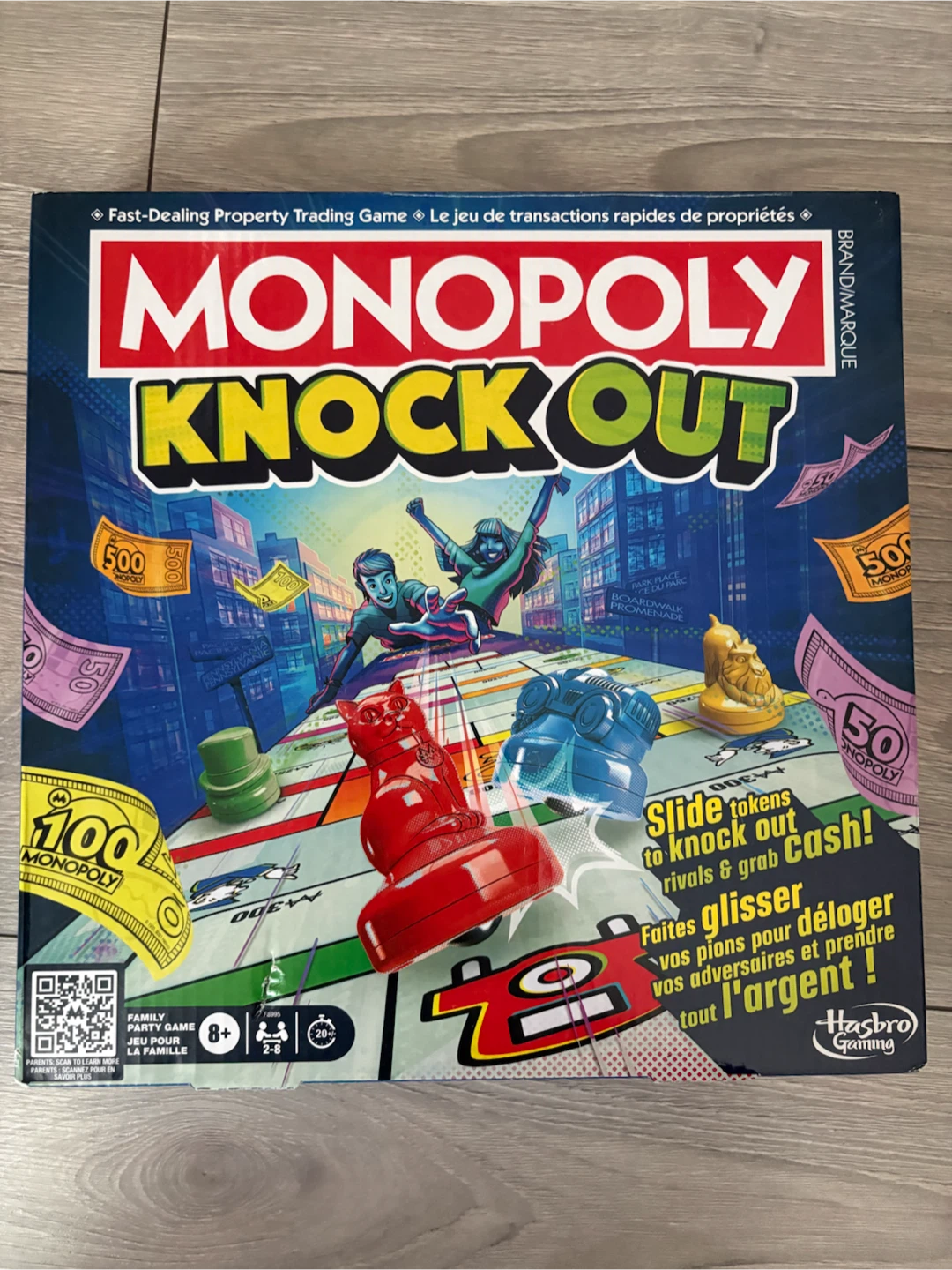 Monopoly Knock Out Board Game 🏈