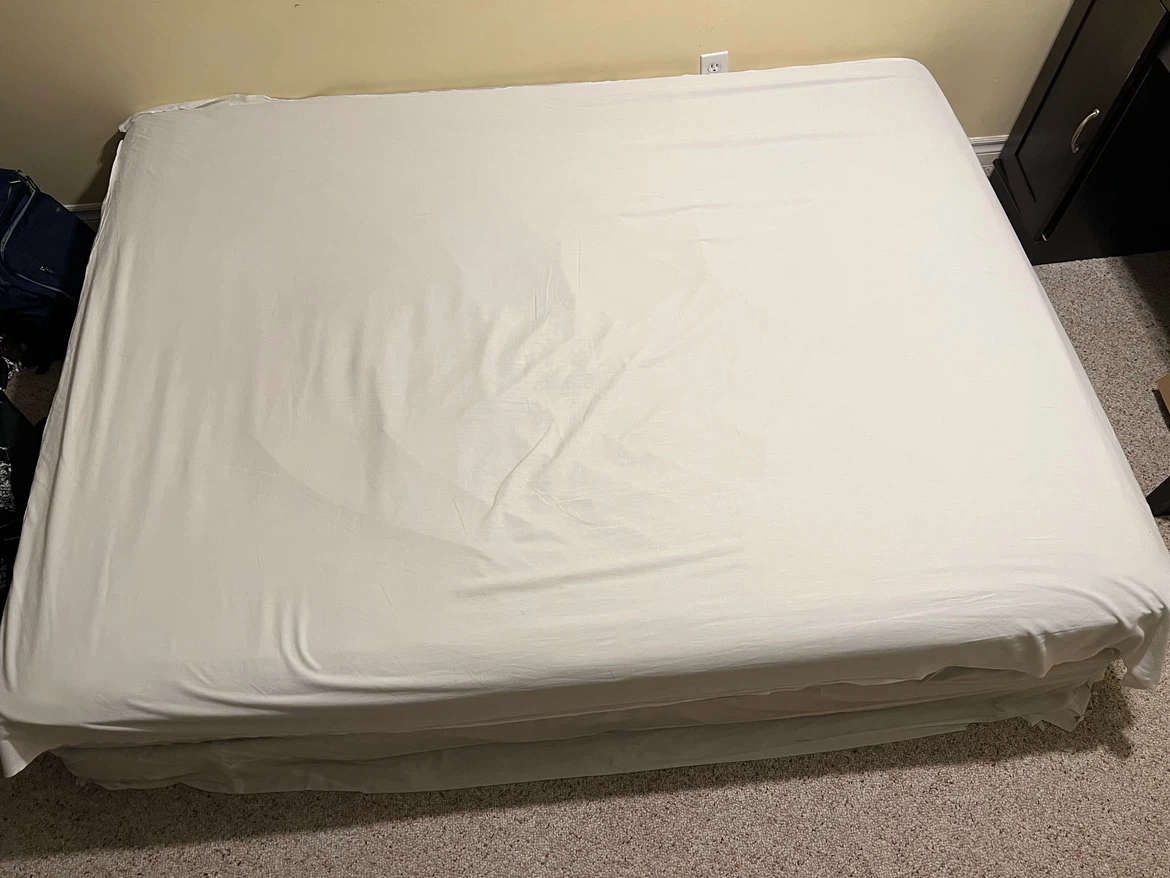 Bed and mattress