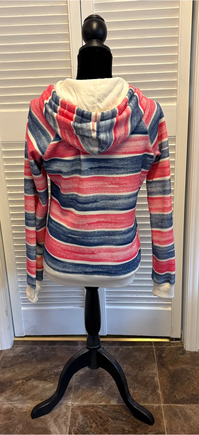 ✨✨Bluenotes Striped Zip-Up Hoodie - photo 3