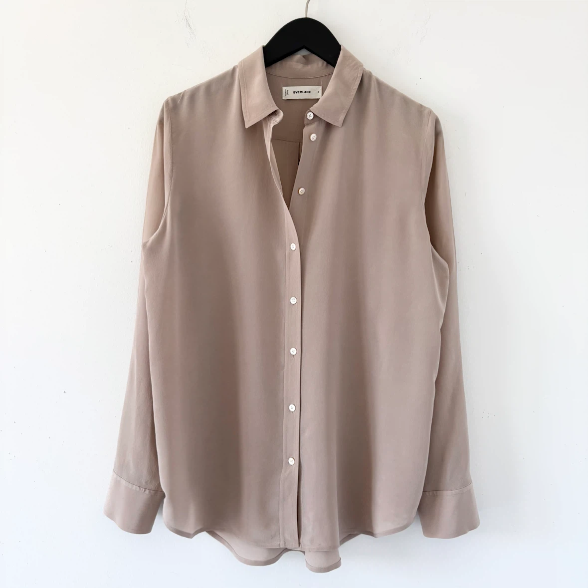 100% Silk Classic Button-Up Shirt - photo 2