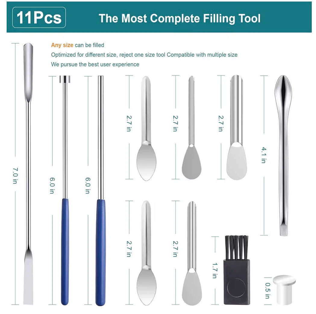11 Piece Capsule Filling Machine Kit for Pill Filler- Brand New - photo 2