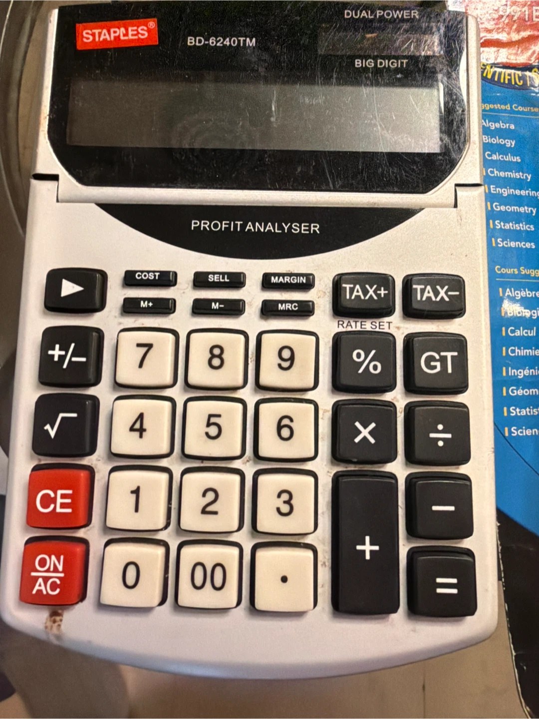 Casio fx-991ES and Staples BD-6240TM Calculators - photo 2