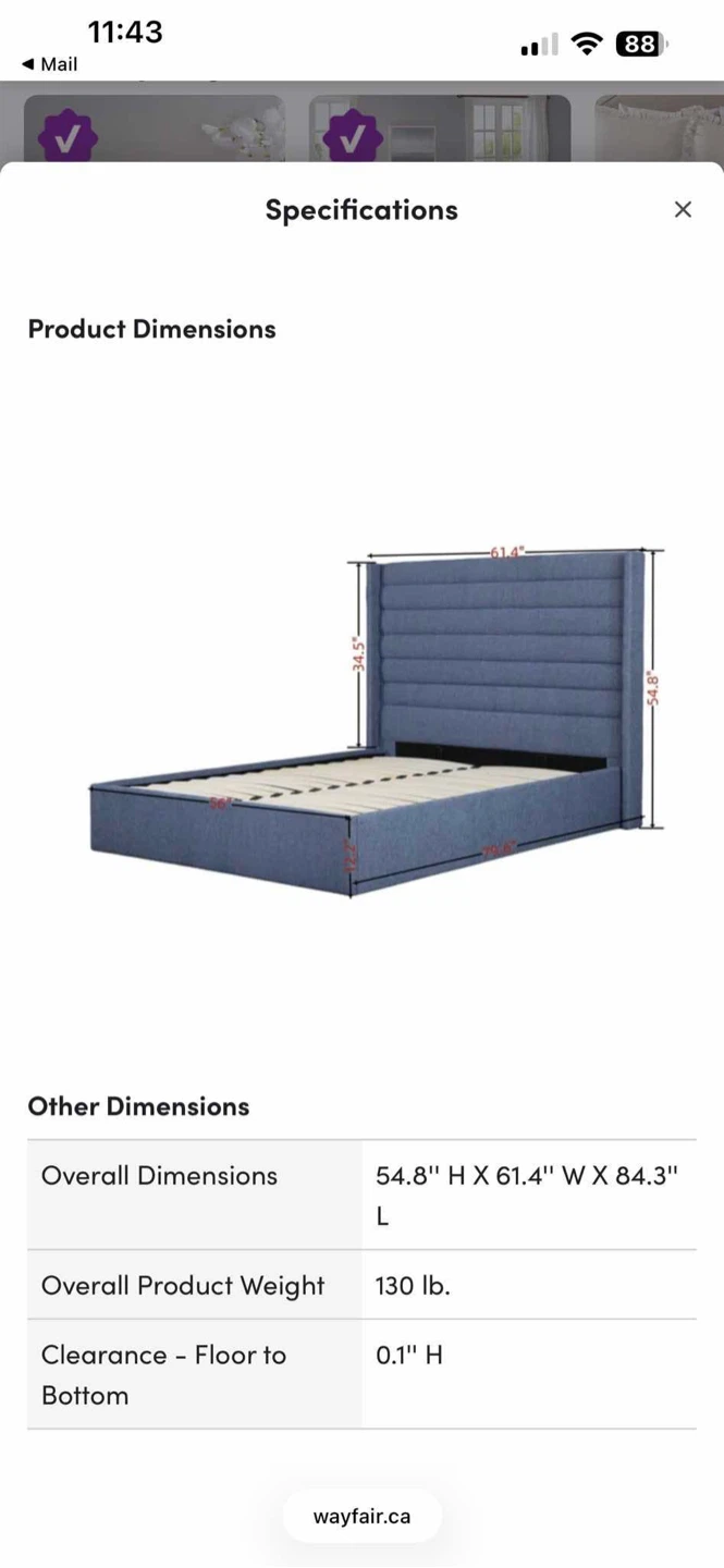 Complete Double Bedroom Set – Hydraulic Storage Bed + Mattress - photo 3