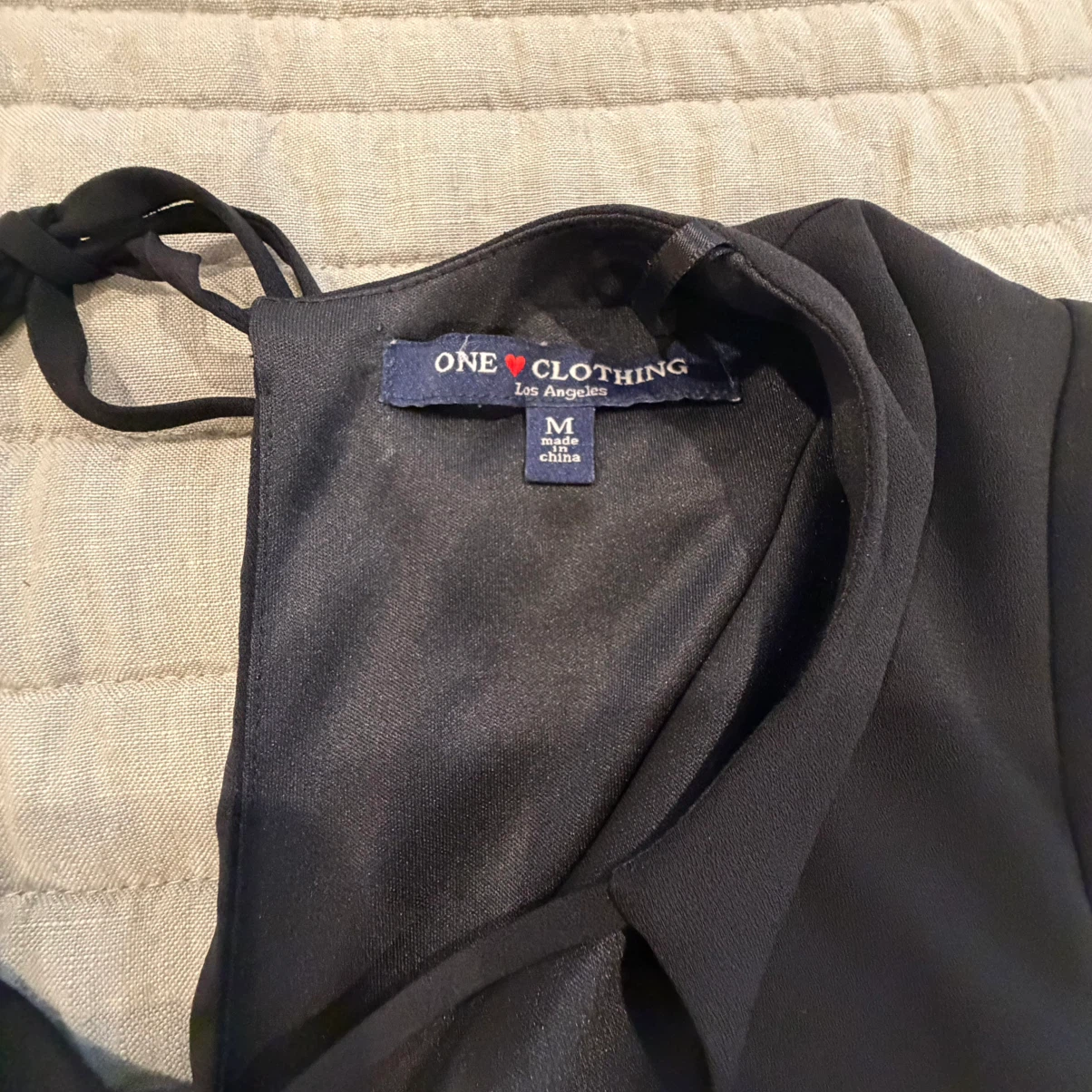 🏈One Clothing Long Sleeve Romper Black - photo 4