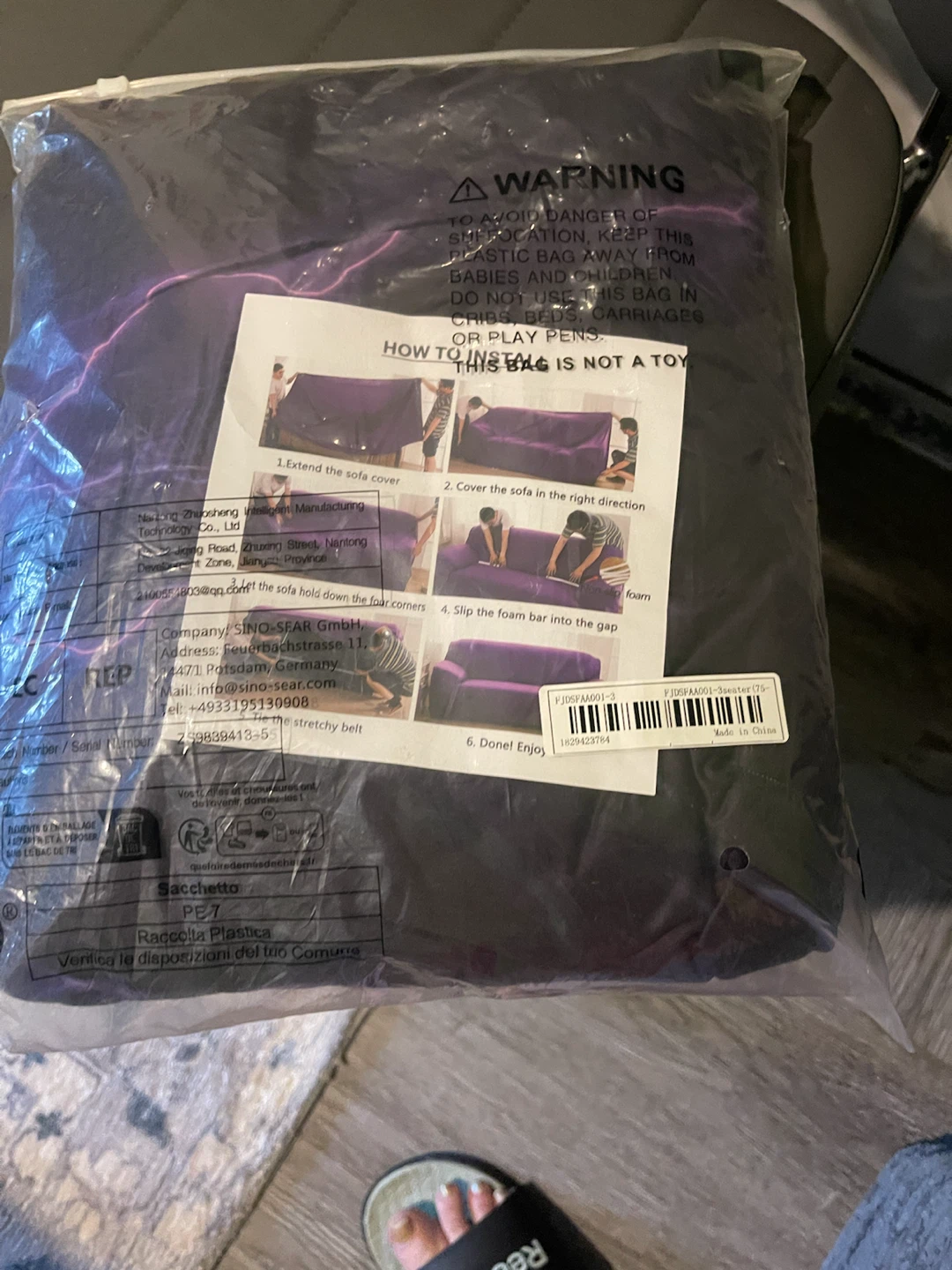 3 seater couch , sofa cover - photo 3