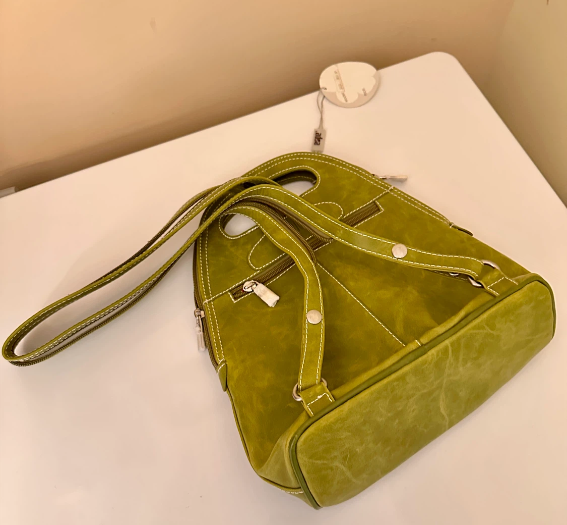 ESPE Owl Pattern Green Backpack Purse - photo 2