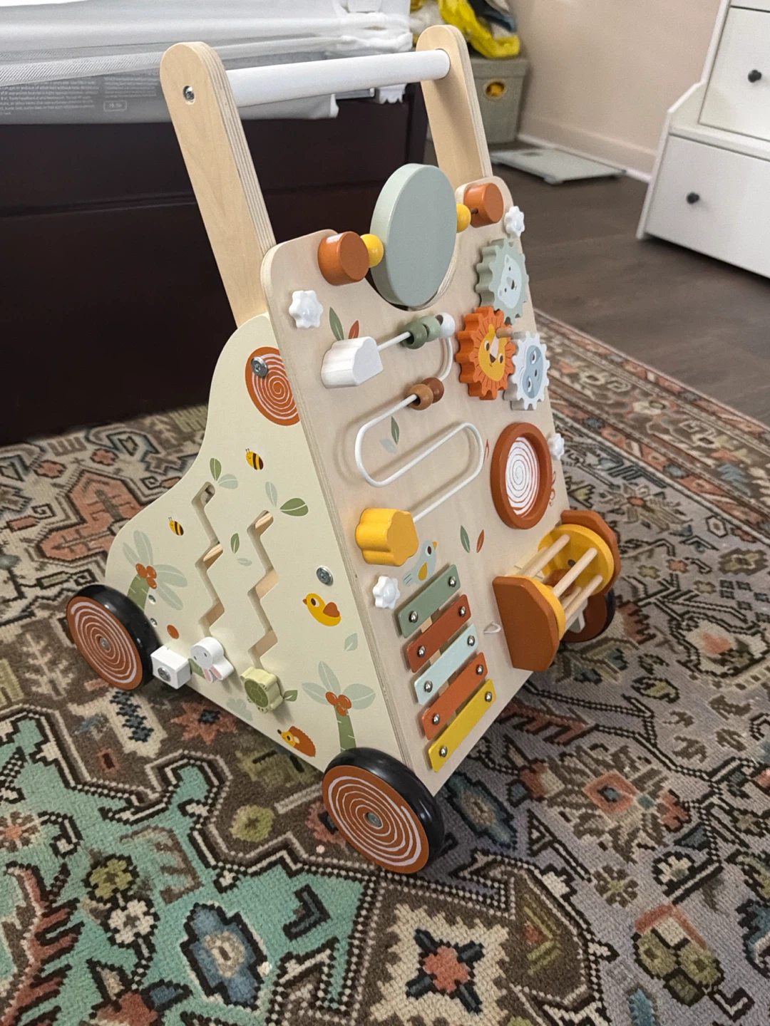 Wooden Activity Baby Walker