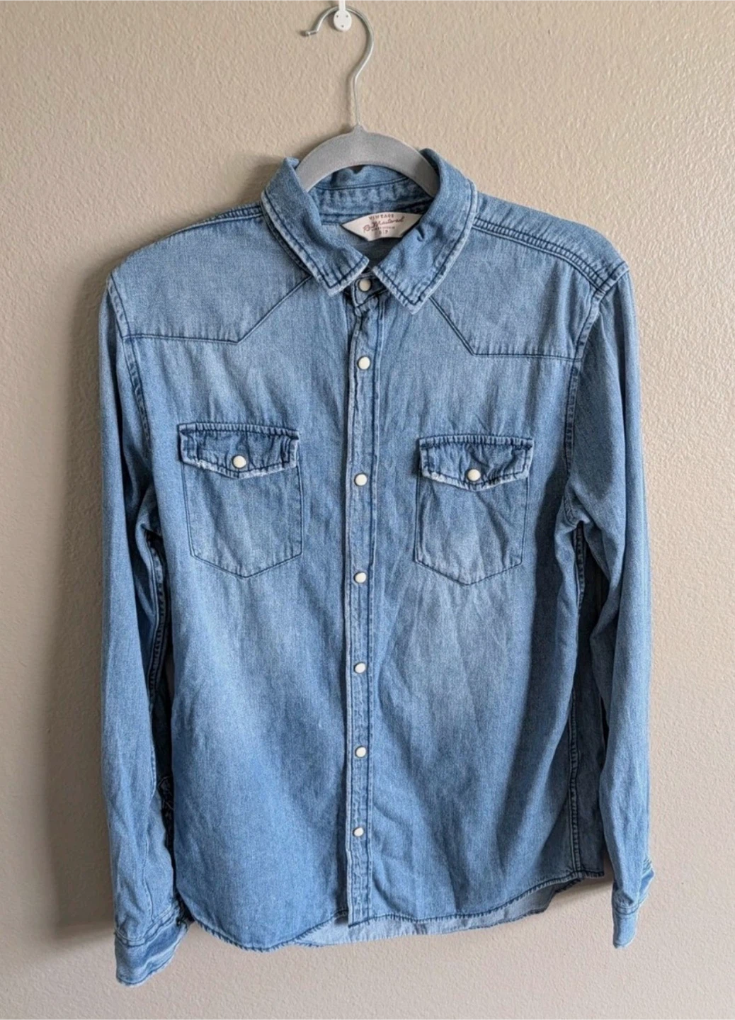 Undercut Denim Shirt - Men’s M